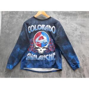 Park Antony Sweatshirt Mens S Colorado Avalanche Grateful Dead Limited Edition